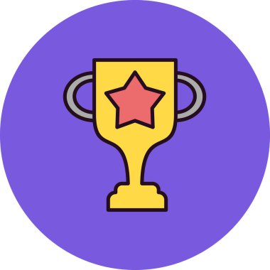 kupa simgesi vektör illüstrasyonu