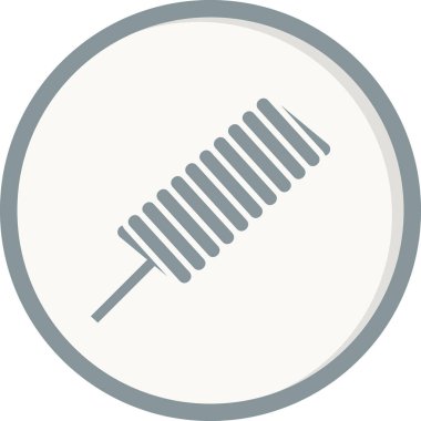 Buzlu şeker. Web simgesi basit illüstrasyon