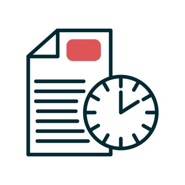 strateji vektörü ince çizgi simgesi