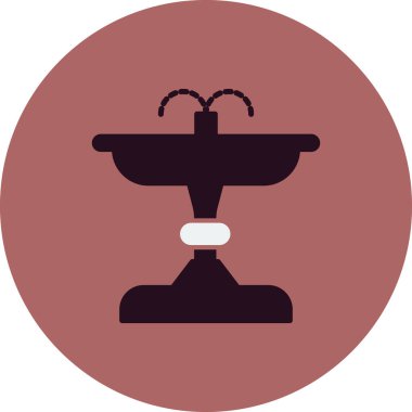 fıskiye ikonu vektör illüstrasyonu