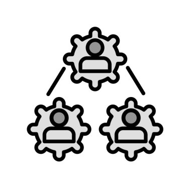 Ağ simgesi, vektör illüstrasyonu