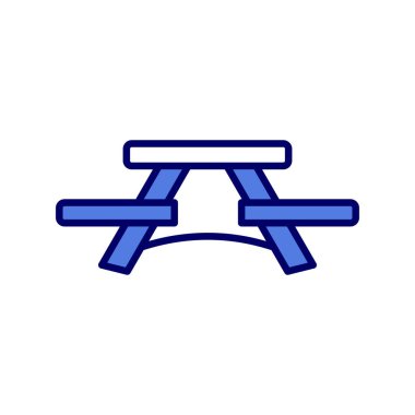 Piknik Tablosu vektör çizimi