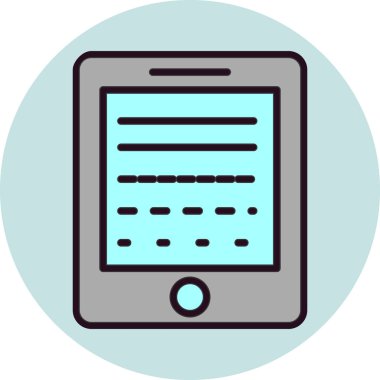 Kitap. Web simgesi basit tasarım