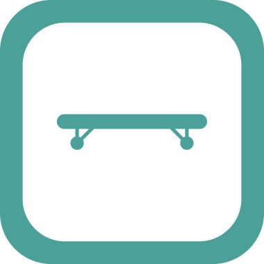 Kaykay simgesi, vektör illüstrasyonu