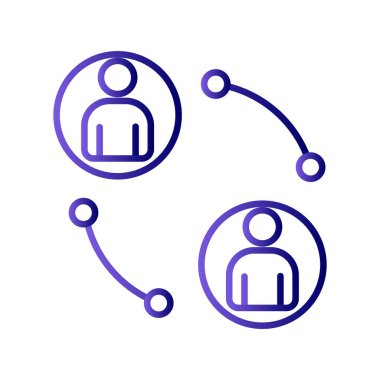 Bağlantı simgesi, vektör illüstrasyonu