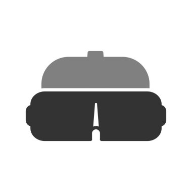 Bir VR gözlük simgesinin vektör çizimi 