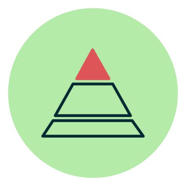 grafik, diyagram simgesi vektör çizimi