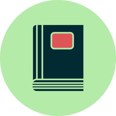 Kitap. Web simgesi basit tasarım