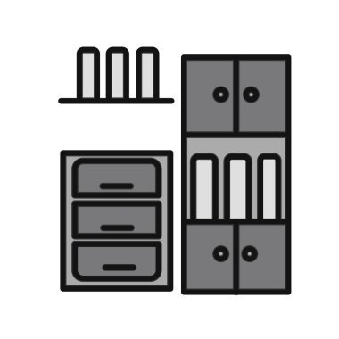 kabinenin vektör illüstrasyonu 