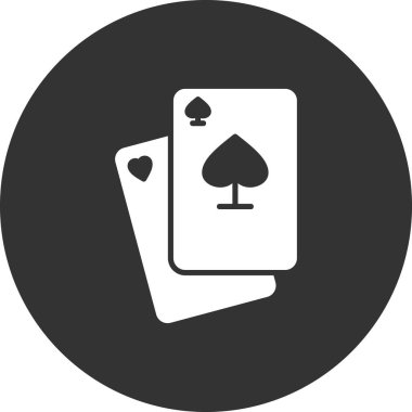 Beyaz arka planda poker kartları. düz biçim