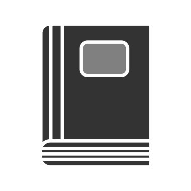 Kitap. Web simgesi basit tasarım