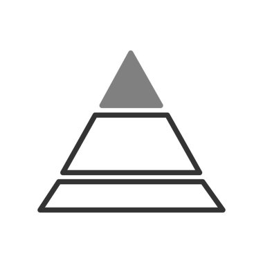 grafik, diyagram simgesi vektör çizimi