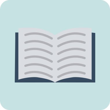 kitap simgesi vektör illüstrasyonu