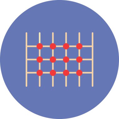 Net ağ simgesinin vektör illüstrasyonu 