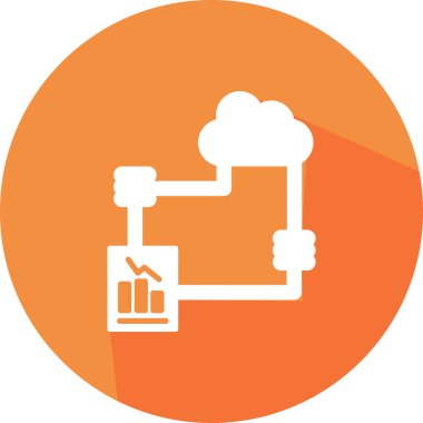 Veritabanı izole edilmiş ikon vektör illüstrasyon tasarımı