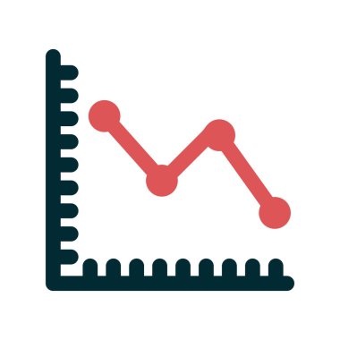 çizgi grafik simgesi, vektör çizim