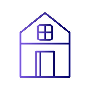 ev simgesi vektör illüstrasyonu