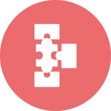 Bulmaca simgesi izole edildi. iş vektörü illüstrasyon tasarım şablonu