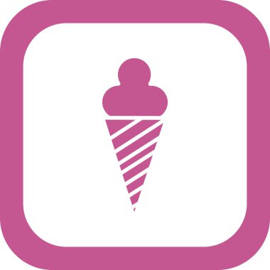 icecream ikon vektör illüstrasyonu