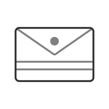 zarf simgesi vektör illüstrasyonu