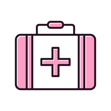 evrak çantası ikonu vektör illüstrasyonu