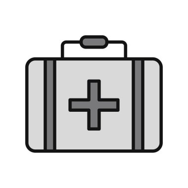 evrak çantası ikonu vektör illüstrasyonu