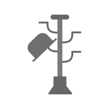 Hatstand simgesi, vektör çizimi