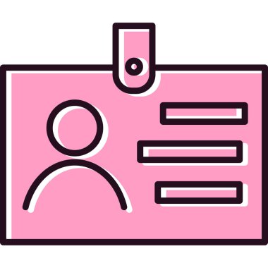 kart simge vektör çizim