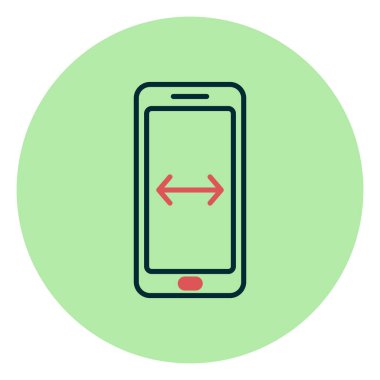 Modern simgenin vektör illüstrasyonu