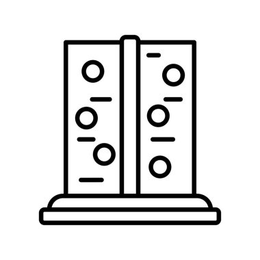 Ağ için Duvar simgesi vektörüne tırmanılıyor 