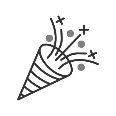 Konfeti kutsal kişilerin resmi, vektör çizim