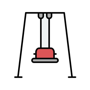 Swing simgesinin vektör illüstrasyonu