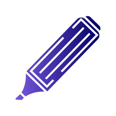 Vurgulayıcı ağ simgesi, basit illüstrasyon