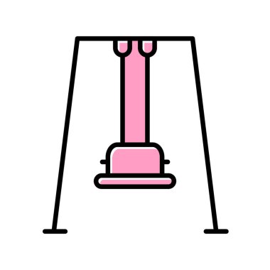 Swing simgesinin vektör illüstrasyonu