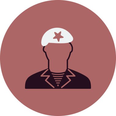 asker simgesi vektör illüstrasyonu