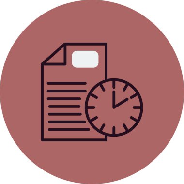 strateji vektörü ince çizgi simgesi