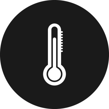 termometre simgesi vektör illüstrasyonu
