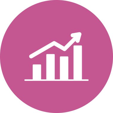 İş grafiği İstatistikler, basit web simgesi