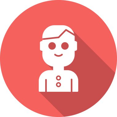 avatar vektör simgesi modern basit illüstrasyon 