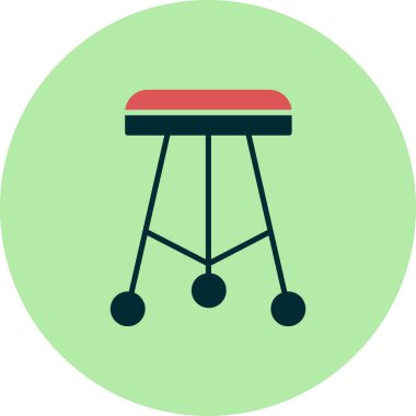 Dışkı simgesinin vektör illüstrasyonu