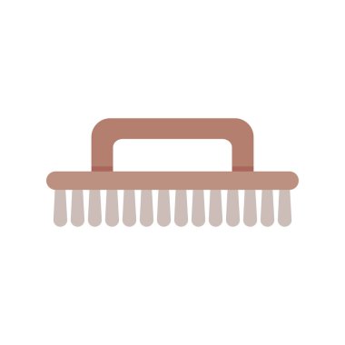 Temizlik fırça simge vektör çizim