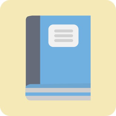 Kitap. Web simgesi basit tasarım