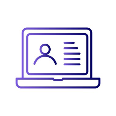 ícone de portfólio. ilustração vetorialPortföy simgesi. vektör çizim