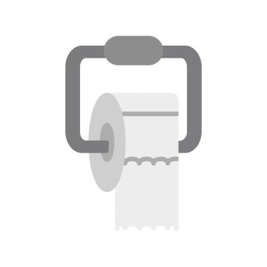 tuvalet kağıdı ikonu vektör illüstrasyonu