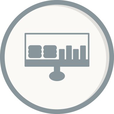 vektör Kar simgesi, basit arkaplan