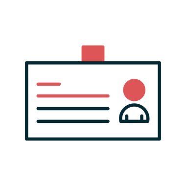 kart simge vektör çizim