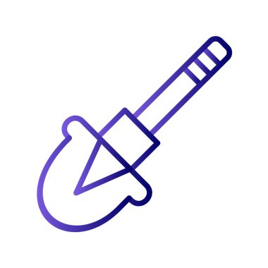 Düz vektör simge kürek