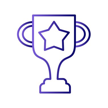 kupa simgesi vektör illüstrasyonu