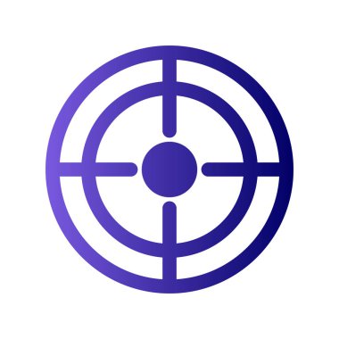 hedef simge vektör illüstrasyonu 