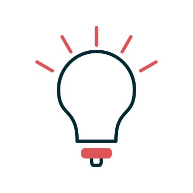 Fikir simgesi vektör illüstrasyonu